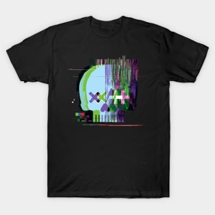 Glitch Skull T-Shirt